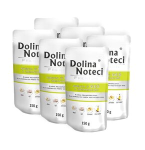 Karma dla psa DOLINA NOTECI Premium bogata w gęś z ziemniakami 6 x 150 g