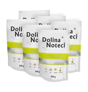 Karma dla psa DOLINA NOTECI Premium bogata w gęś z ziemniakami 6 x 500g