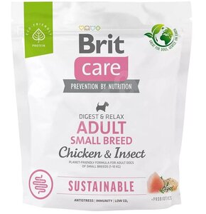 Karma dla psa BRIT CARE Sustainable Small Kurczak i owady 1 kg