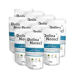 Karma dla psa DOLINA NOTECI Premium bogata w pstrąga 10 x 150 g