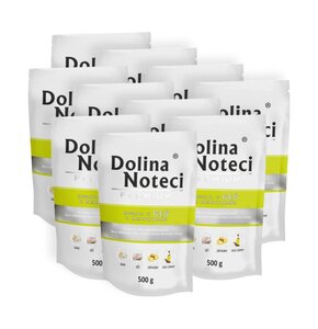 Karma dla psa DOLINA NOTECI Premium Gęś z ziemniakami 10 x 500g