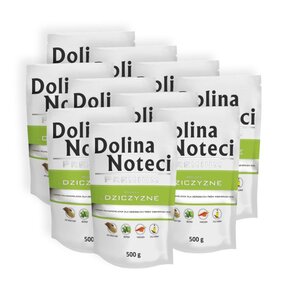 Karma dla psa DOLINA NOTECI Premium bogata w dziczyznę 10 x 500 g