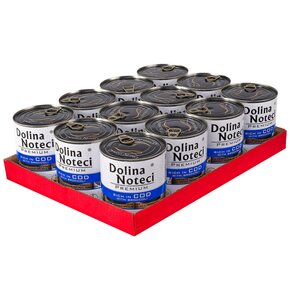 Karma dla psa DOLINA NOTECI Premium bogata w dorsza z brokułami 12 x 800 g