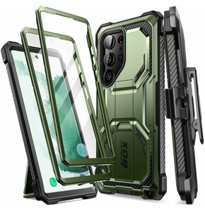 Etui SUPCASE Iblsn ArmorBox 2-Set do Samsung Galaxy S23 Ultra Zielony
