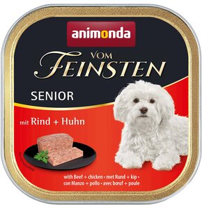 Karma dla psa ANIMONDA Vom Feinsten Senior Wołowina z kurczakiem 150 g