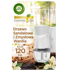 Elektryczny odświeżacz powietrza AIR WICK Drzewo Sandałowe i Zmysłowa Wanilia 19 ml