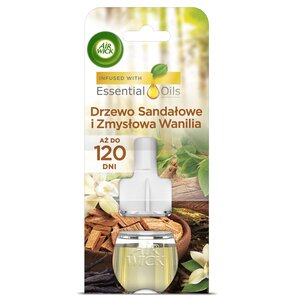 Wkład do elektrycznego odświeżacza powietrza AIR WICK Drzewo Sandałowe i Zmysłowa Wanilia 19 ml