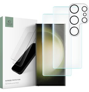 Szkło hartowane TECH-PROTECT Supreme Set do Samsung Galaxy S23 Ultra