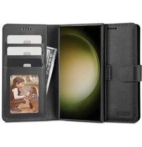 Etui TECH-PROTECT Wallet do Samsung Galaxy S23 Ultra Czarny