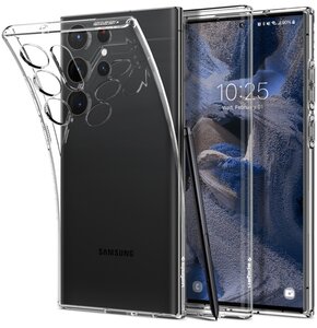 Etui SPIGEN Liquid Crystal do Samsung Galaxy S23 Ultra Przezroczysty