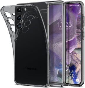 Etui SPIGEN Liquid Crystal do Samsung Galaxy S23 Przezroczysto-szary