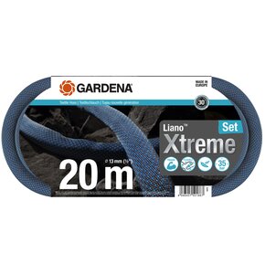 Wąż ogrodowy tekstylny GARDENA Liano Xtreme zestaw 1/2" 20 m 18470-20