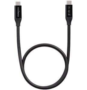 Kabel USB-C - USB-C EDIMAX USB4 Thunderbolt 3 0.5 m Czarny
