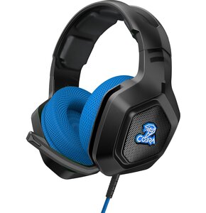 Słuchawki COBRA QSHPS400 Czarno-niebieski
