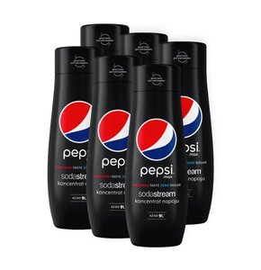Syrop SODASTREAM Pepsi Max Zero bez cukru 6 x 440 ml