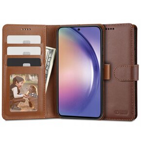 Etui TECH-PROTECT Wallet do Samsung Galaxy A54 5G Brązowy