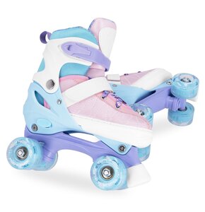 Wrotki SPOKEY Buff Pro (rozmiar 38-41) Biało-niebieski