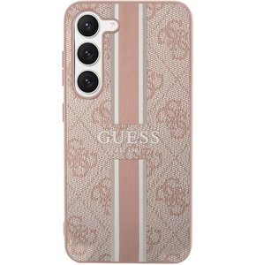 Etui GUESS 4G Printed Stripe do Samsung Galaxy S23 Różowy