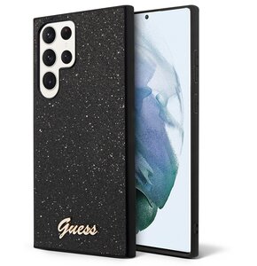 Etui GUESS Glitter Script do Samsung Galaxy S23 Ultra Czarny