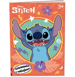 Kolorowanka Disney Stitch z naklejkami NA-9129 (miękka okładka)