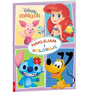 Kolorowanka Disney Maluch Naklejam i koloruję NAK-9203