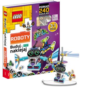 Książka LEGO Master Brand Buduj i naklejaj roboty BSC-6602