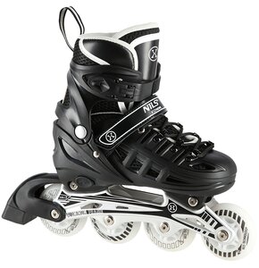 Łyżworolki NILS EXTREME NH10905 4w1 (rozmiar 35-38) Czarny