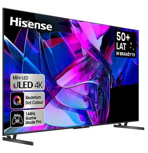 Telewizor HISENSE 75U7KQ 75" MINILED 4K 144 Hz VIDAA Dolby Atmos Dolby Vision HDMI 2.1