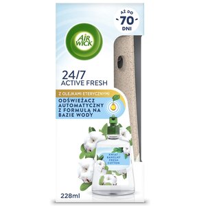 Odświeżacz powietrza AIR WICK 24/7 Active Fresh Aromatyczna Mgiełka Kwiat Bawełny