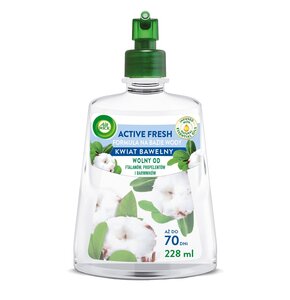 Wkład do odświeżacza powietrza AIR WICK Active Fresh Kwiat Bawełny 228 ml