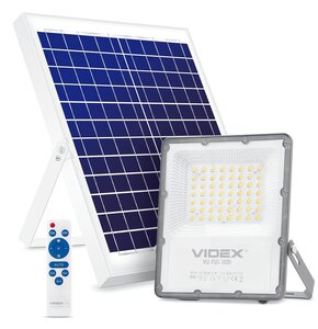 Naświetlacz LED VIDEX VLE-FSO-1005 z panelem solarnym