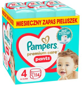 Pieluchomajtki PAMPERS Premium Care Pants 4 (114 szt.)