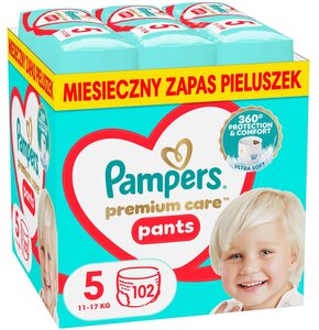 Pieluchomajtki PAMPERS Premium Care Pants 5 (102 szt.)