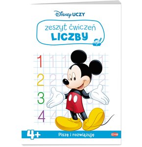 Disney Uczy Miki Zeszyt ćwiczeń Liczby UDZ-9302