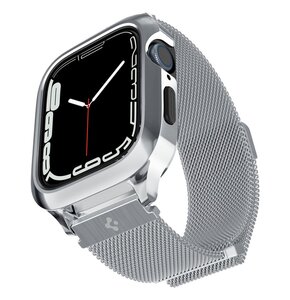 Pasek SPIGEN Metal Fit Pro do Apple Watch 4/5/6/7/8/9/SE (44/45 mm) Srebrny
