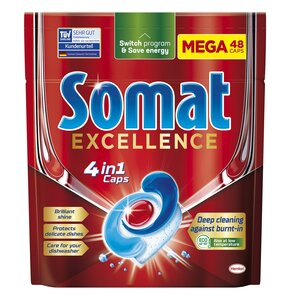 Kapsułki do zmywarek SOMAT Excellence 4 in 1 - 48 szt.