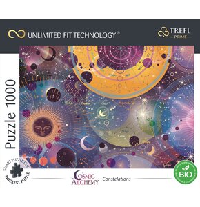 Puzzle TREFL Prime Unlimited Fit Technology Cosmic Alchemy: Constellations (1000 elementów)