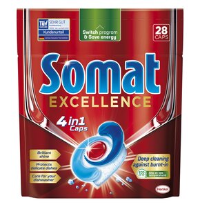 Kapsułki do zmywarek SOMAT Excellence 4 in 1 - 28 szt.