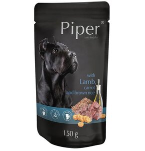 Karma dla psa PIPER Animals Jagnięcina z marchewką i ryżem 150 g