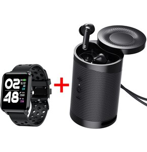 Smartwatch BEMI Kix-M+Duo Czarny