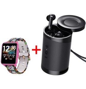 Smartwatch BEMI Kix-M+Duo Różowy