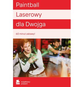 Karta podarunkowa WYJĄTKOWY PREZENT Paintball Laserowy dla Dwojga