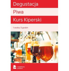 Karta podarunkowa WYJĄTKOWY PREZENT Degustacja Piwa Kurs Kiperski
