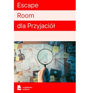 Karta podarunkowa WYJĄTKOWY PREZENT Escape Room Dla Przyjaciół