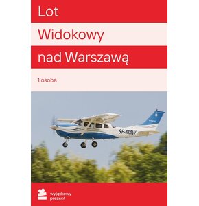 Karta podarunkowa WYJĄTKOWY PREZENT Lot Widokowy nad Warszawą