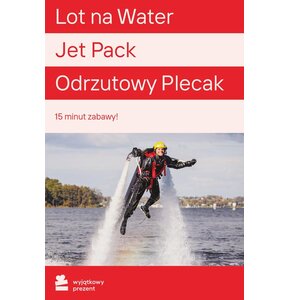 Karta podarunkowa WYJĄTKOWY PREZENT Lot Na Water Jet Pack Odrzutowy Plecak