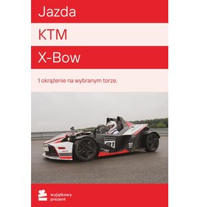 Karta podarunkowa WYJĄTKOWY PREZENT Jazda KTM X-Bow