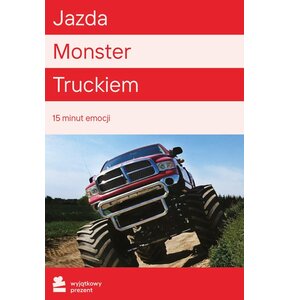Karta podarunkowa WYJĄTKOWY PREZENT Jazda Monster Truckiem
