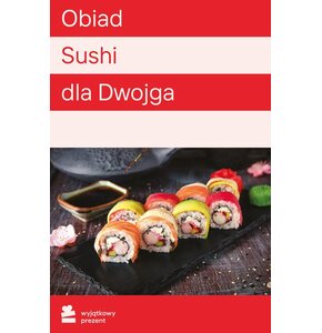 Karta podarunkowa WYJĄTKOWY PREZENT Obiad Sushi dla Dwojga Pakiet-Multicity