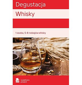 Karta podarunkowa WYJĄTKOWY PREZENT Degustacja Whisky Pakiet-Multicity